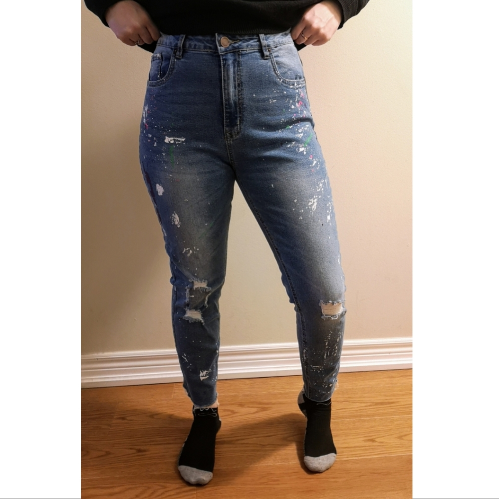 High rise mom jeans SIZE9